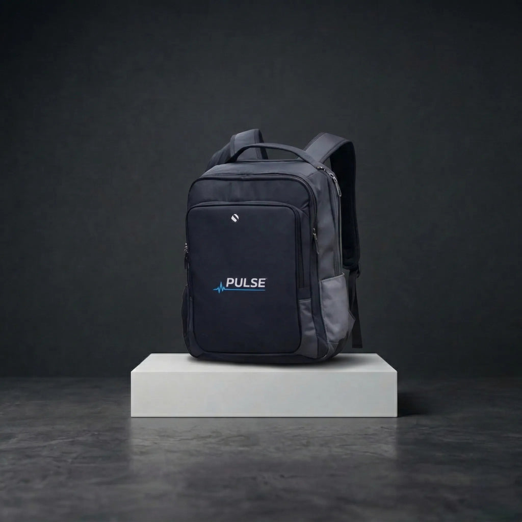 PULSE Hybrid Business Backpack — Charcoal & Slate