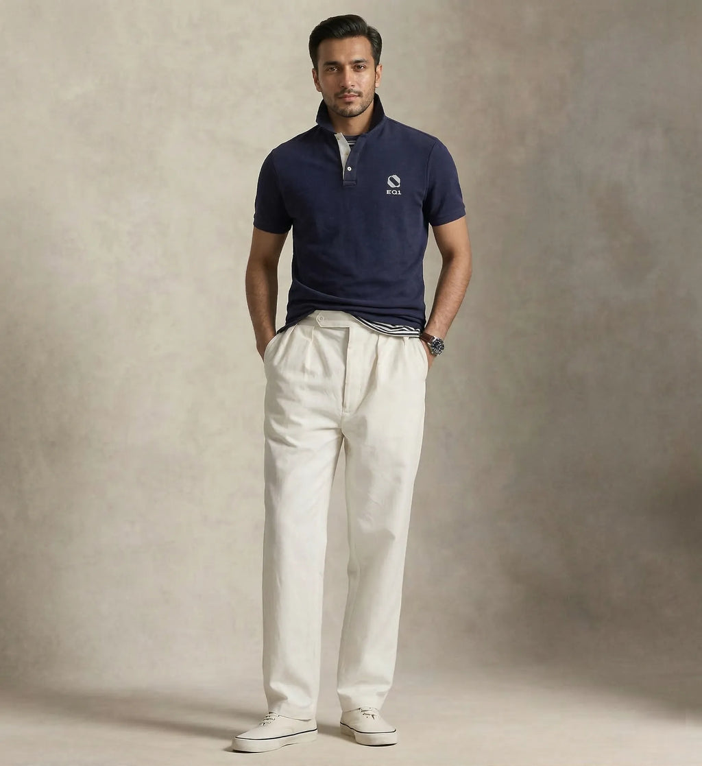 Equilibrium Signature Elite Polo Shirt — Midnight Navy