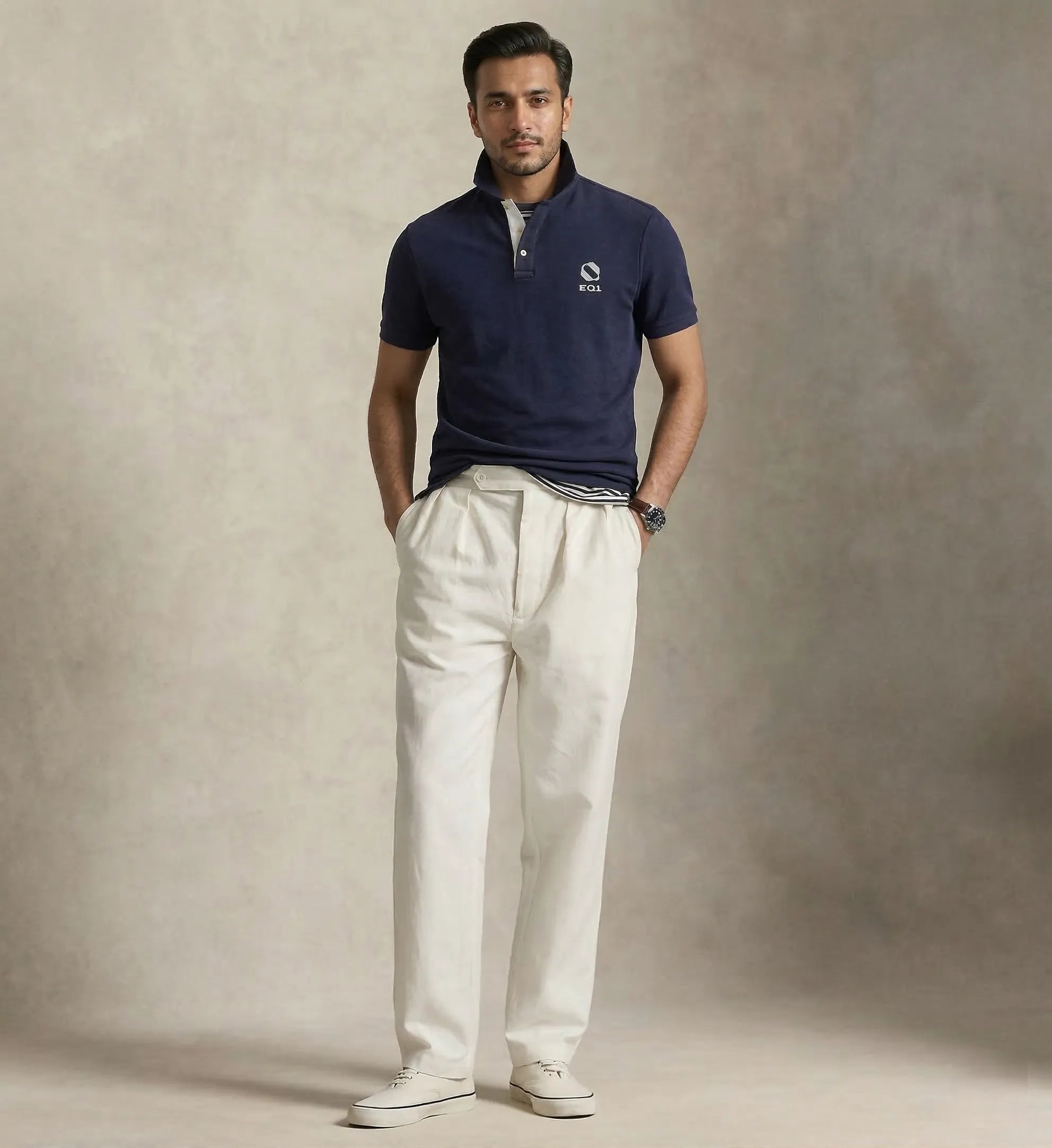 Equilibrium Signature Elite Polo Shirt — Midnight Navy