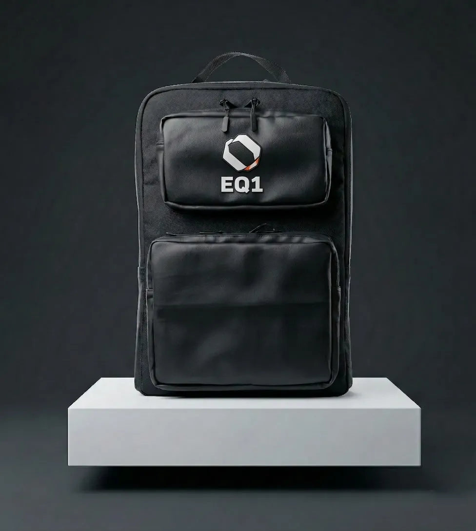 EQ1 Executive Laptop Backpack — Stealth Black
