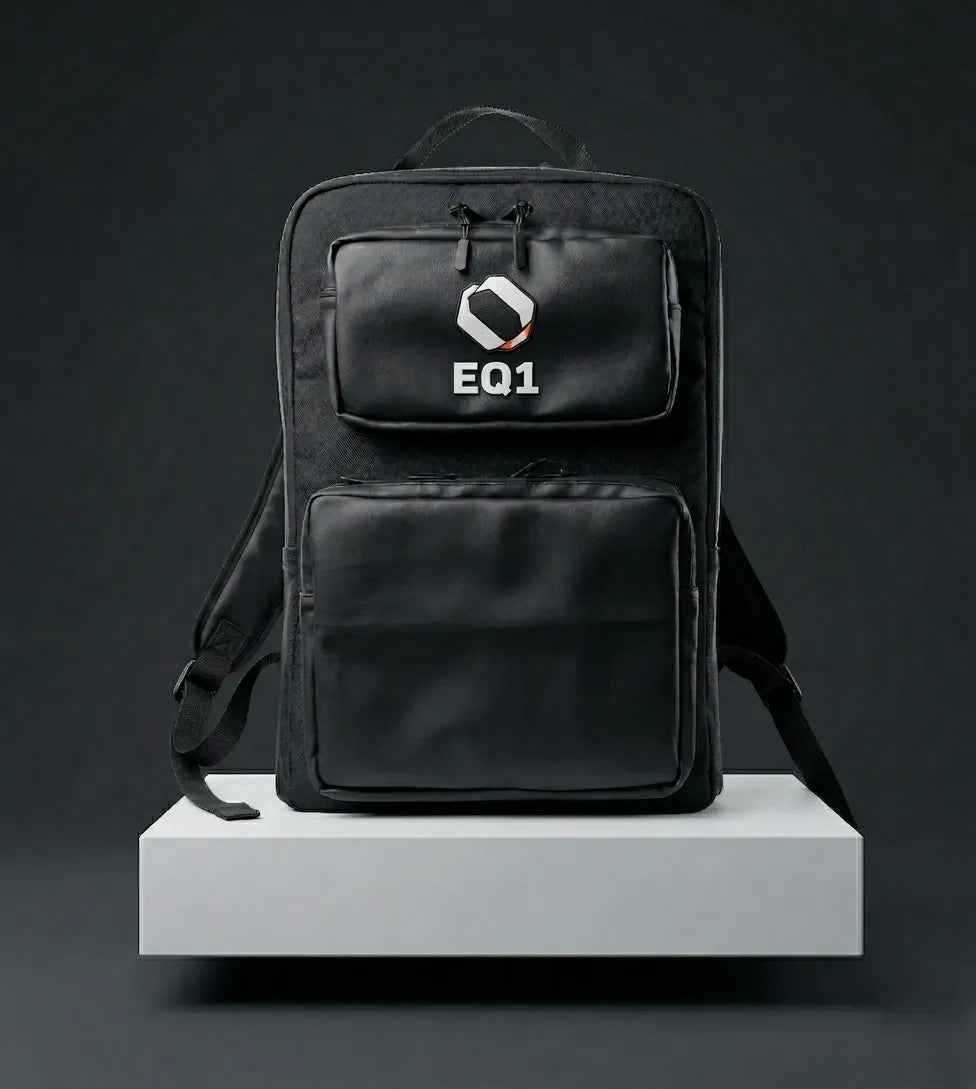 EQ1 Executive Laptop Backpack — Stealth Black