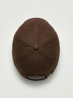 Equilibrium Signature Icon Baseball Cap — Earth Brown & White