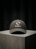 Equilibrium Signature Icon Baseball Cap — Charcoal Grey & White