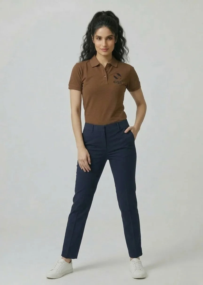 Equilibrium Signature Elite Polo Shirt — Earth Brown