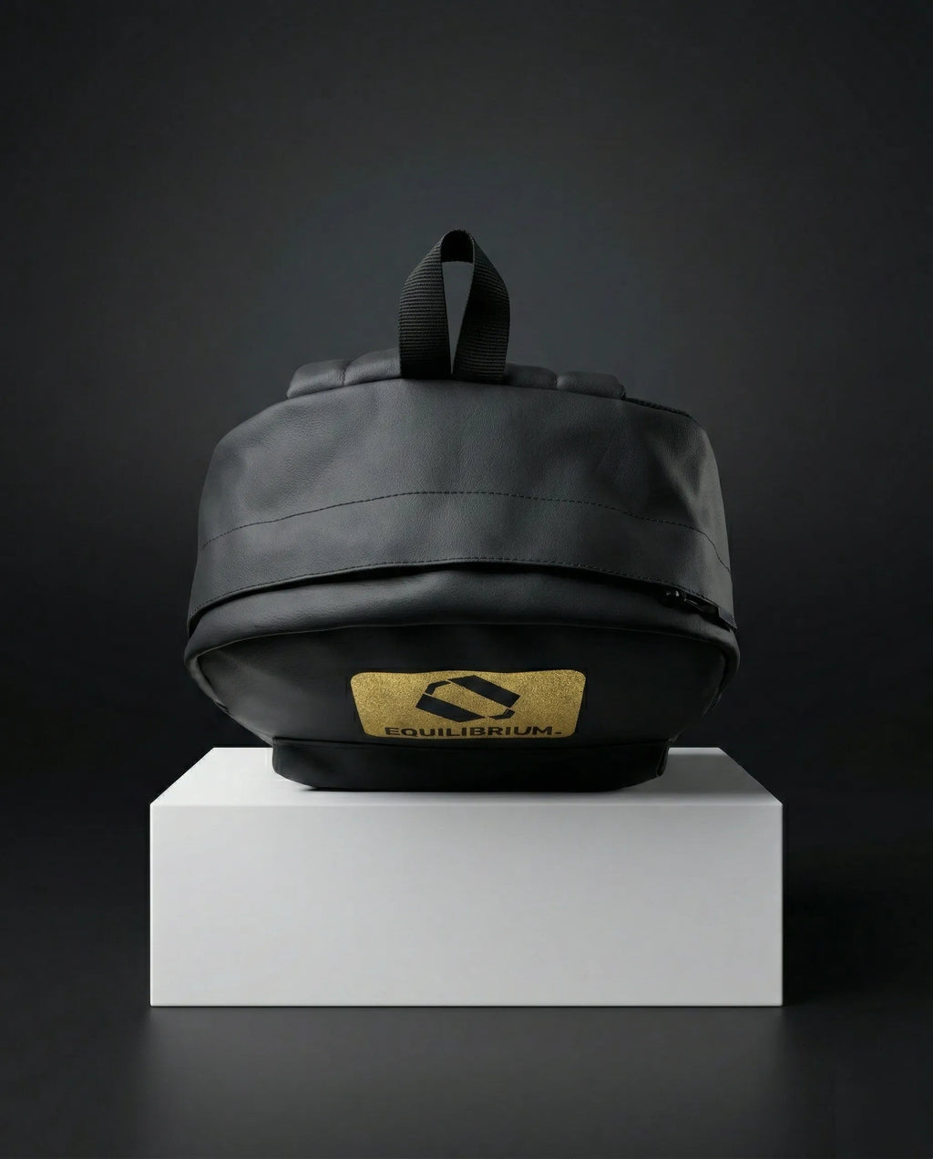 Equilibrium Signature Elite Backpack — Matte Black & Gold