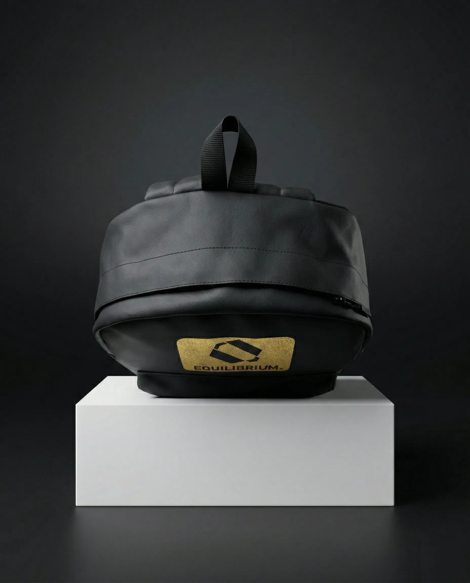 Equilibrium Signature Elite Backpack — Matte Black & Gold