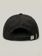 Equilibrium Signature Icon Baseball Cap — Stealth Black & White
