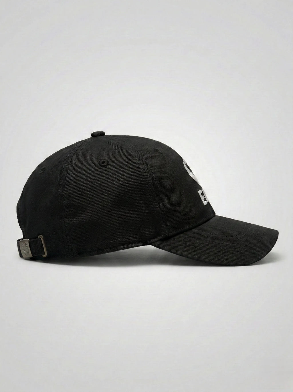 Equilibrium Signature Icon Baseball Cap — Stealth Black & White