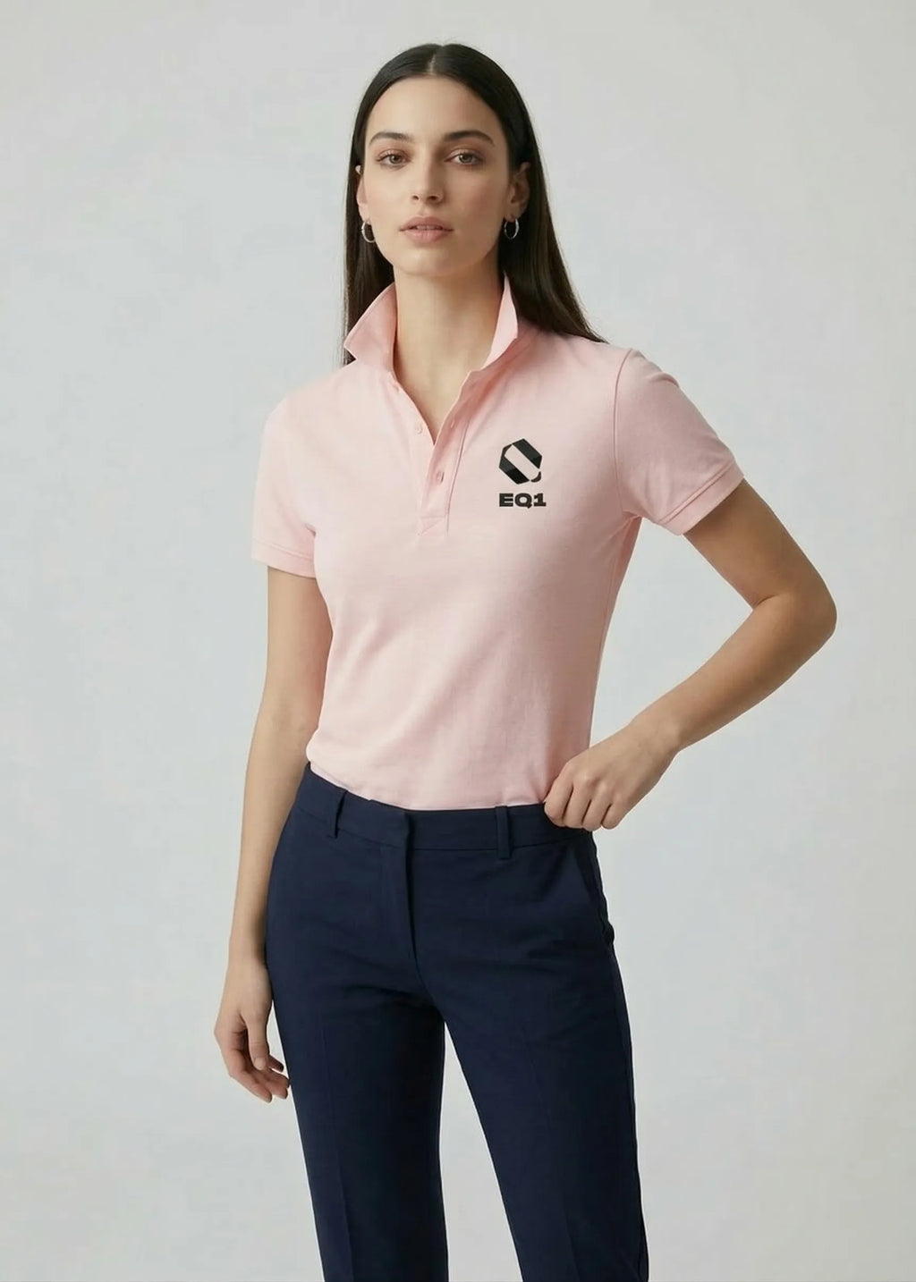 Equilibrium Signature Elite Polo Shirt — Blossom Pink