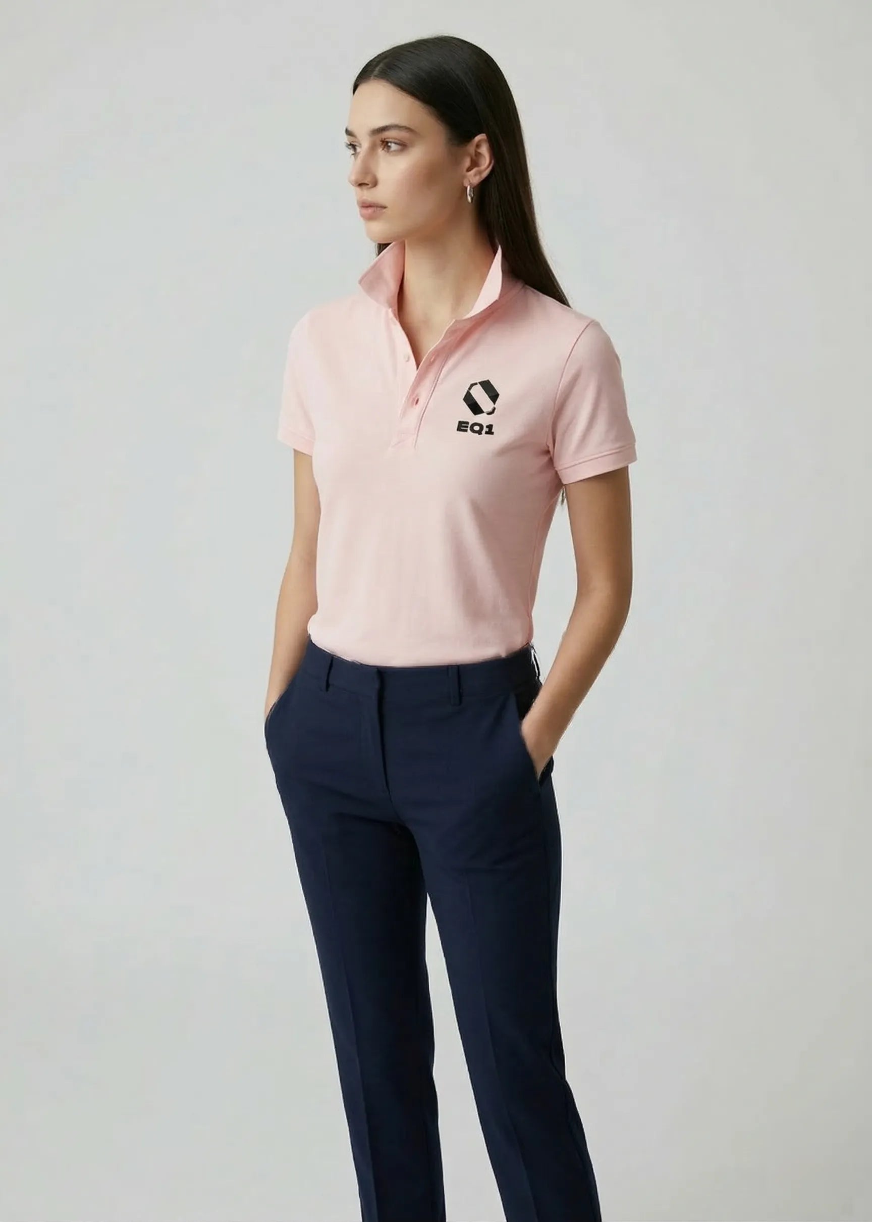 Equilibrium Signature Elite Polo Shirt — Blossom Pink