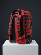 Equilibrium Vanguard Tactical Travel Backpack — Crimson & Onyx