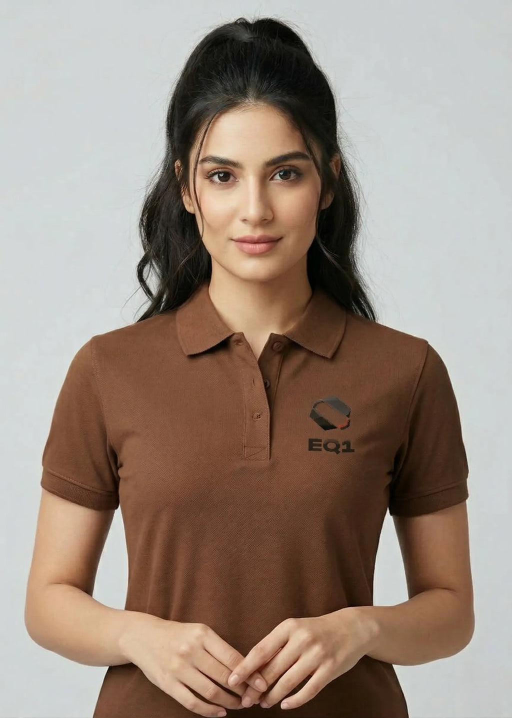 Equilibrium Signature Elite Polo Shirt — Earth Brown
