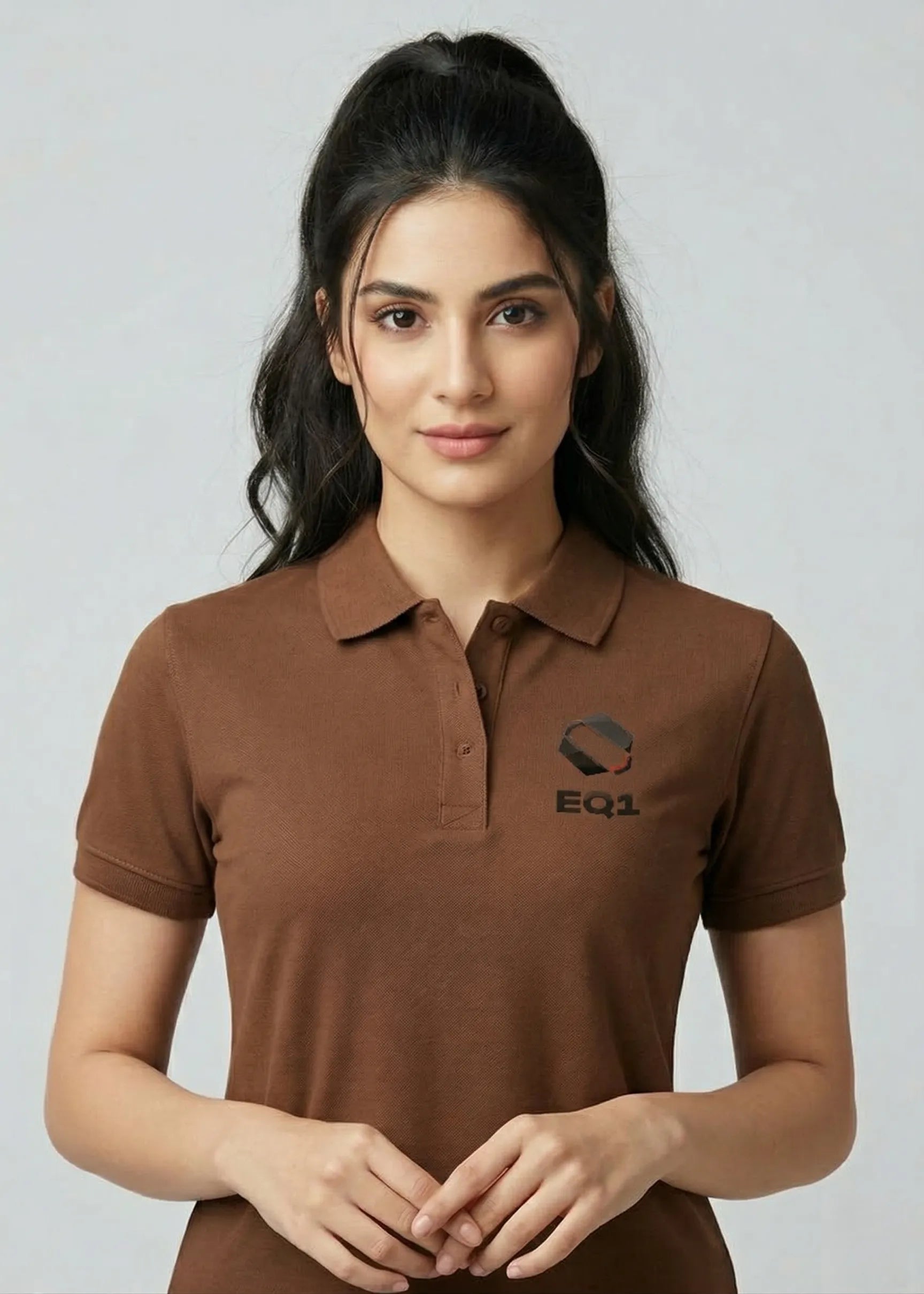Equilibrium Signature Elite Polo Shirt — Earth Brown