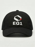 Equilibrium Signature Icon Baseball Cap — Stealth Black & White