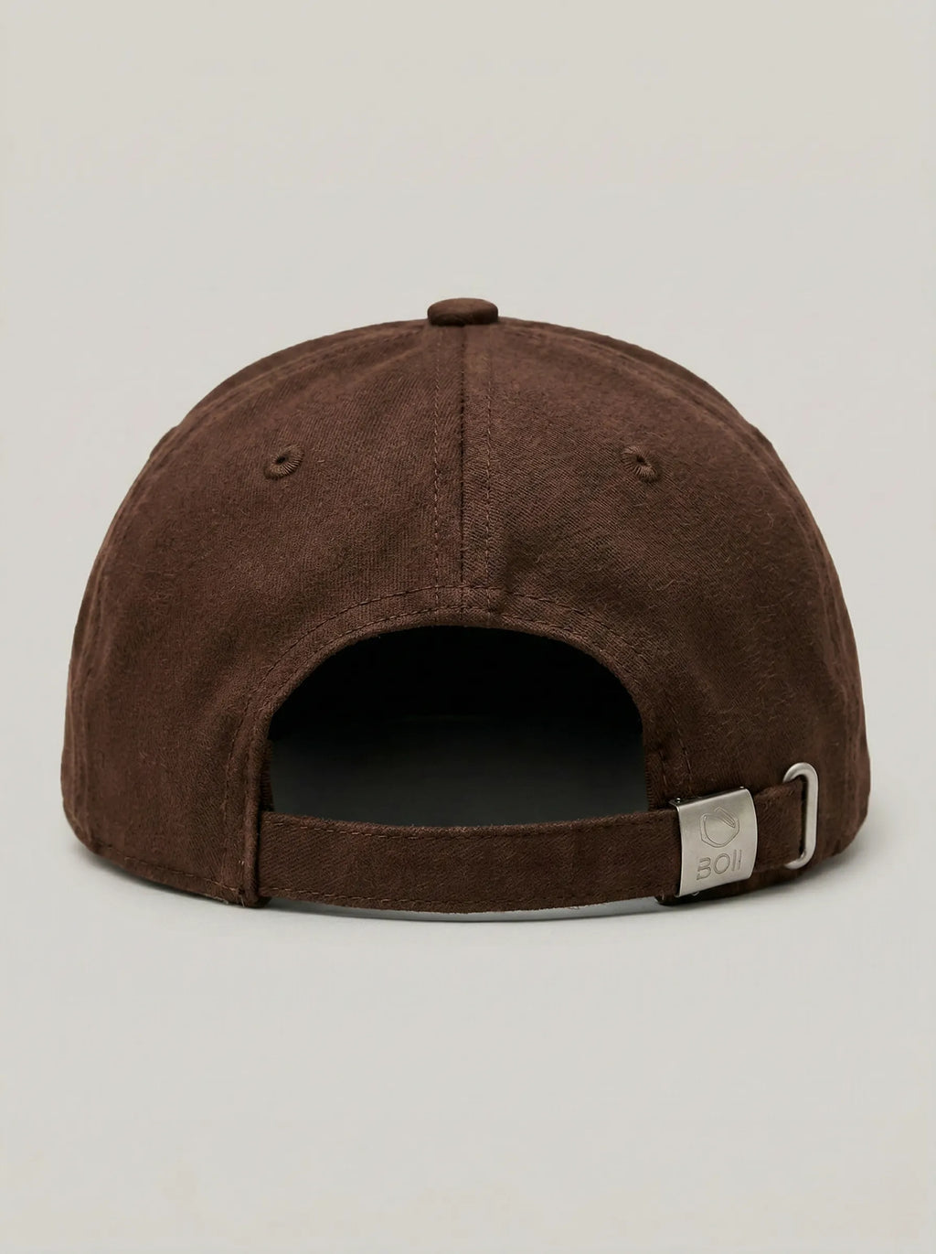 Equilibrium Signature Icon Baseball Cap — Earth Brown & White