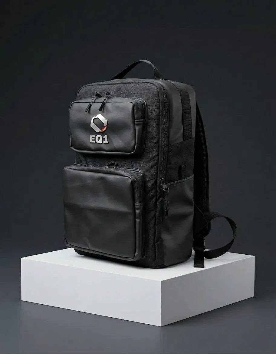 EQ1 Executive Laptop Backpack — Stealth Black