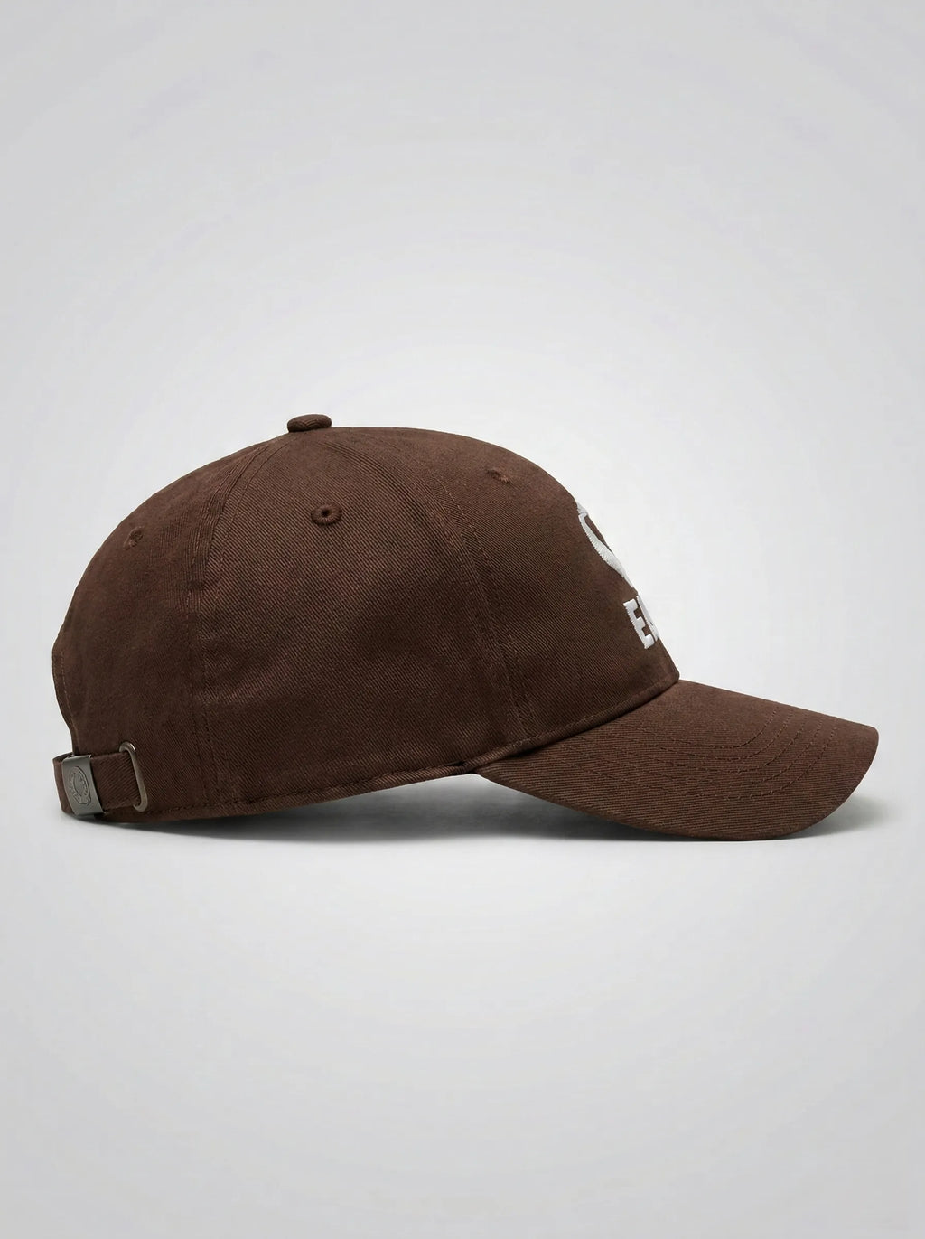 Equilibrium Signature Icon Baseball Cap — Earth Brown & White