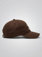 Equilibrium Signature Icon Baseball Cap — Earth Brown & White