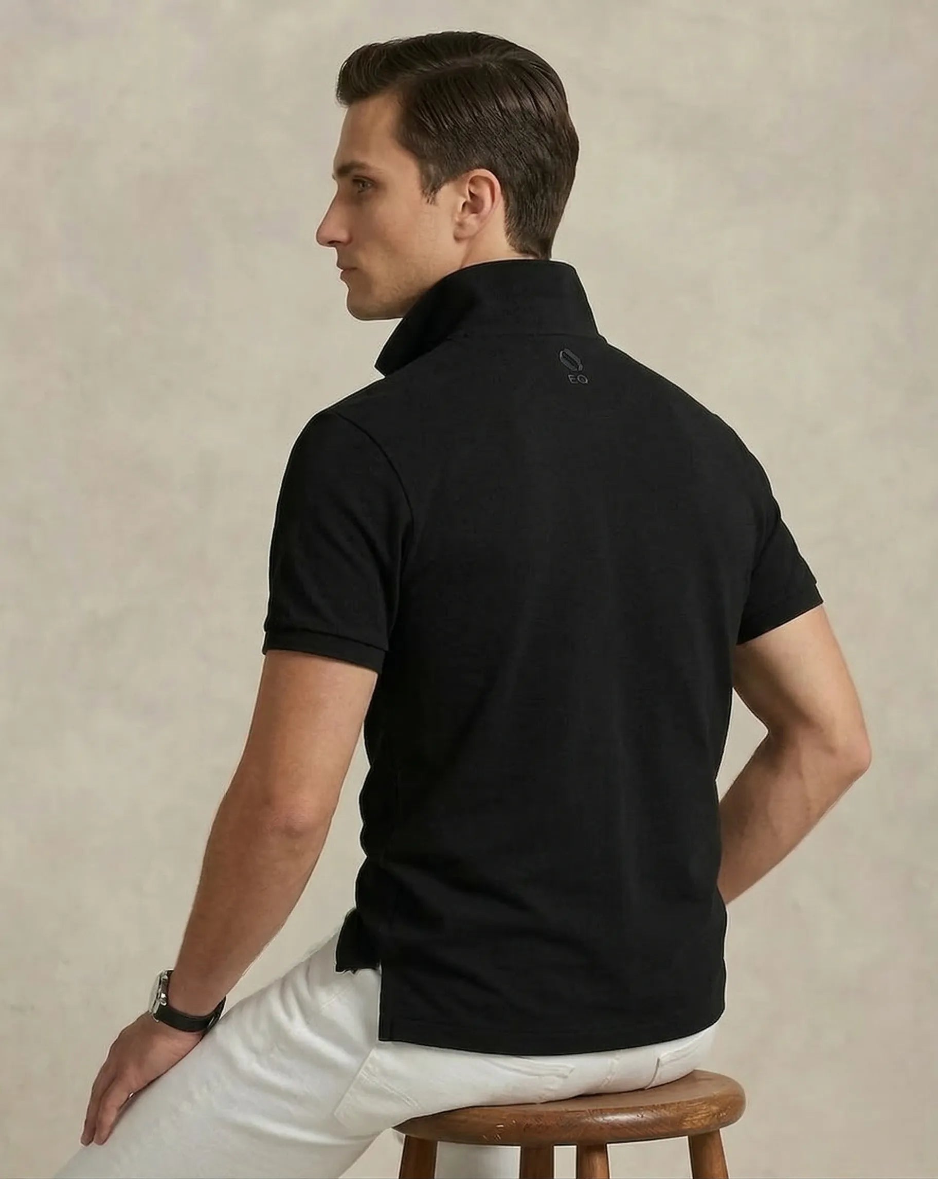 Equilibrium Signature Elite Polo Shirt — Stealth Black