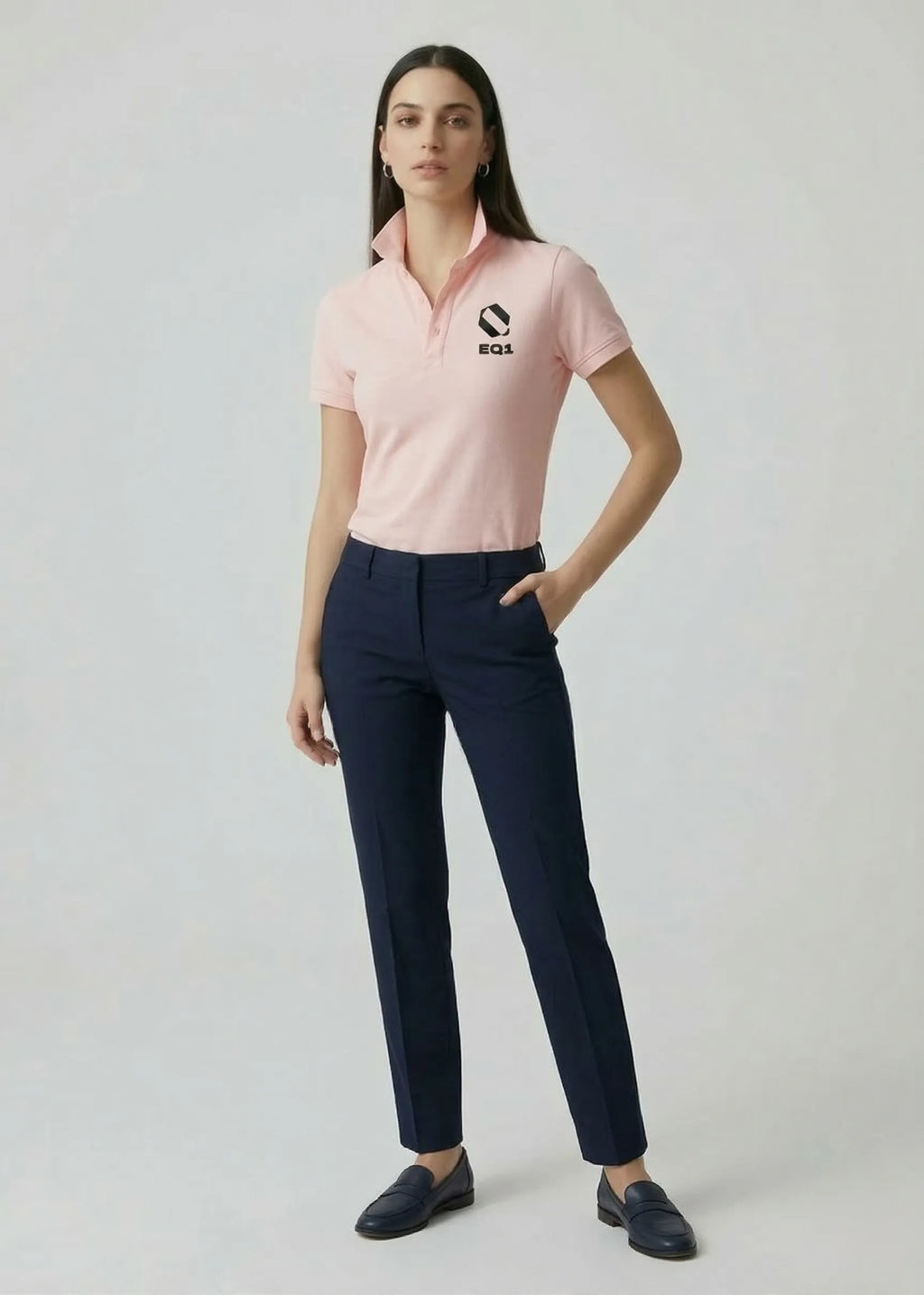 Equilibrium Signature Elite Polo Shirt — Blossom Pink